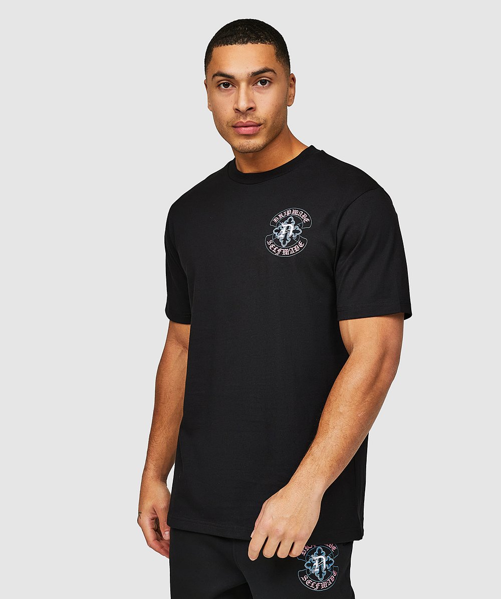 Amity Scroll Boxy Fit T-Shirt | Dripmade