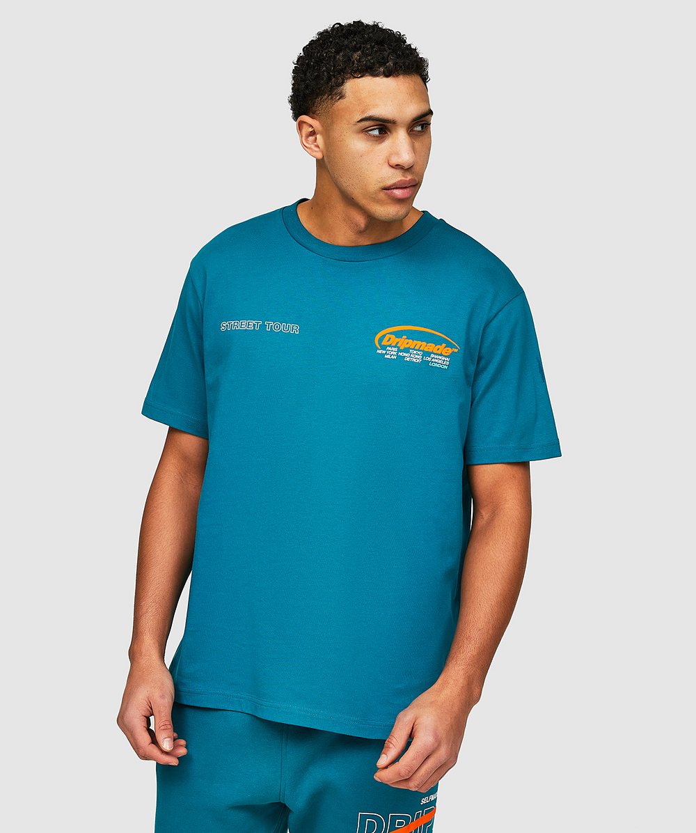 Street Tour Boxy Fit T-Shirt | Dripmade