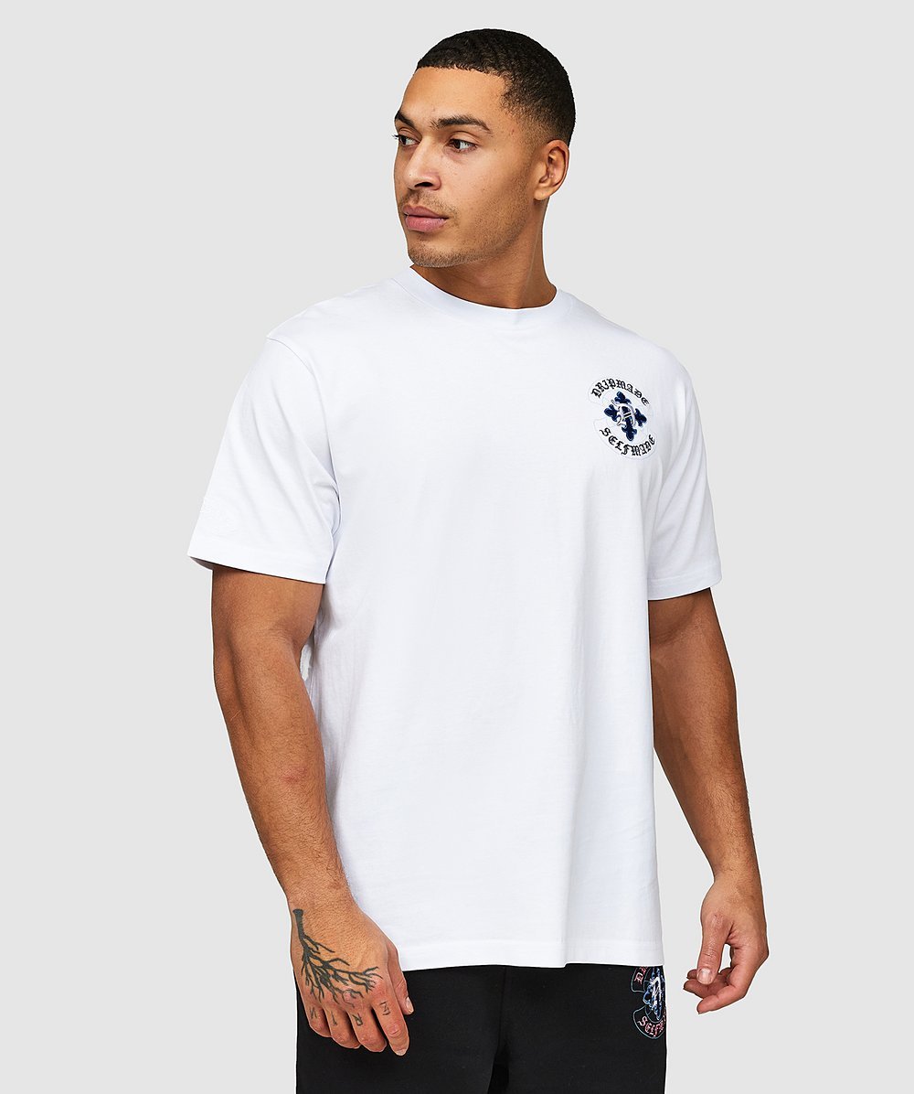 Amity Scroll Boxy Fit T-Shirt | Dripmade