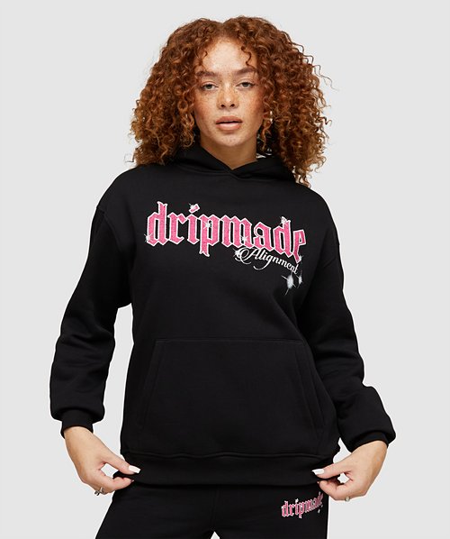 Womens Oddity Lace Up Overhead Hoodie