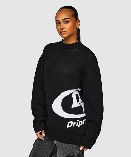 Womens Shade Knitted Sweatshirt