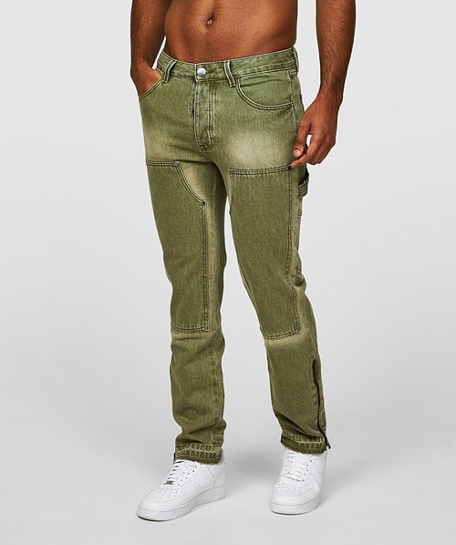 Carpenter Spray Slim Leg Denim Jean