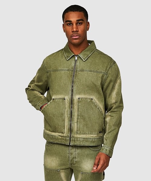 Carpenter Spray Denim Workwear Jacket
