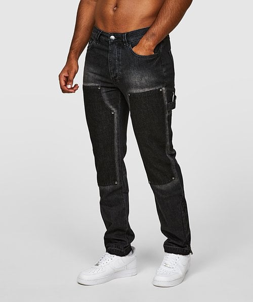 Carpenter Spray Slim Leg Denim Jean