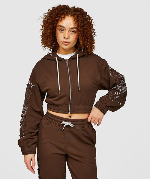 Womens Altair Crop Hoodie
