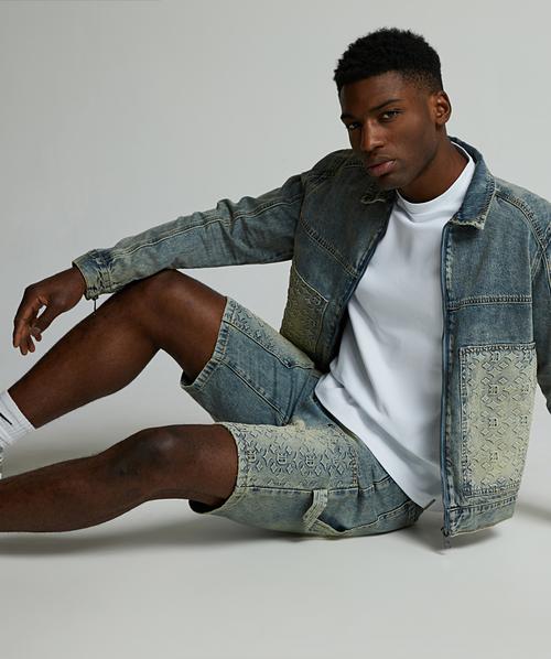 Monogram Carpenter Denim Short