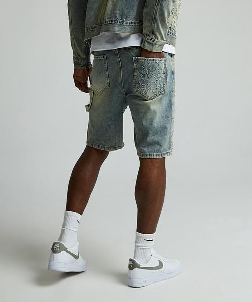 Monogram Carpenter Denim Short