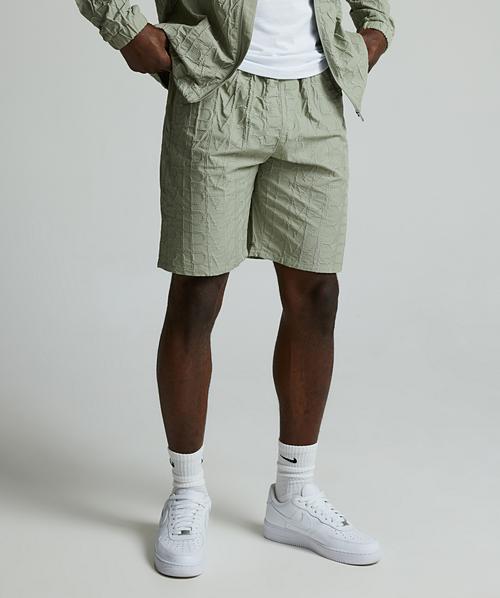 Hoax Repeat Stitch Woven Short