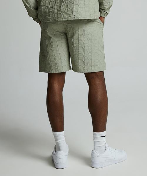 Hoax Repeat Stitch Woven Short