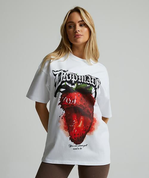Womens Crimson Boyfriend T-Shirt
