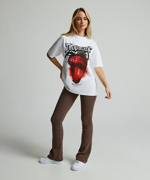 Womens Crimson Boyfriend T-Shirt