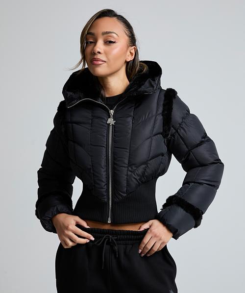 Womens Untamed Cropped Puffer Jacket