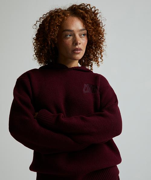 Womens Lotto Knitted Hoodie