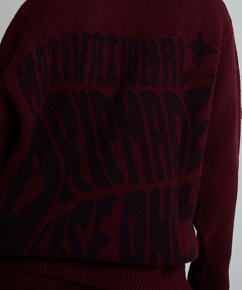 Womens Lotto Knitted Hoodie