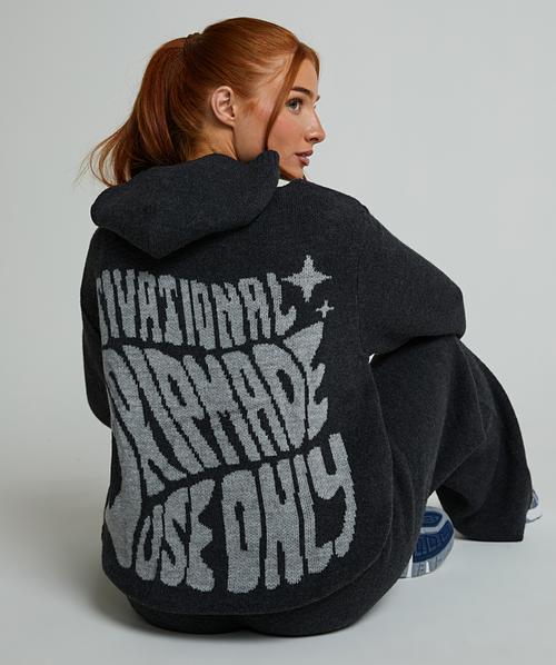 Womens Lotto Knitted Hoodie