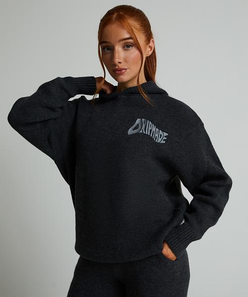 Womens Lotto Knitted Hoodie