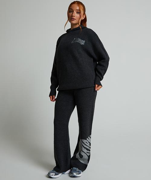 Womens Lotto Knitted Hoodie