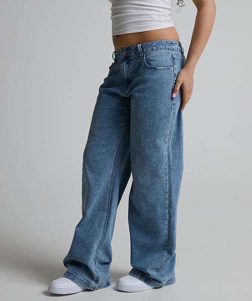 Womens Reign Baggy Fit Denim Jean