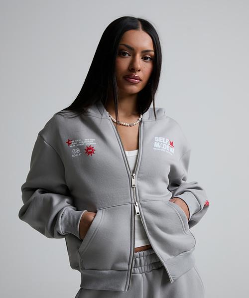 Womens Potential Boxy Fit Full Zip Hoodie