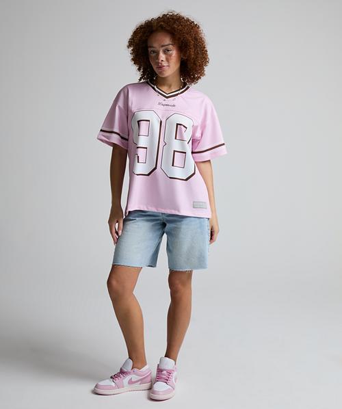 Womens Touchdown Oversized Mesh Jersey