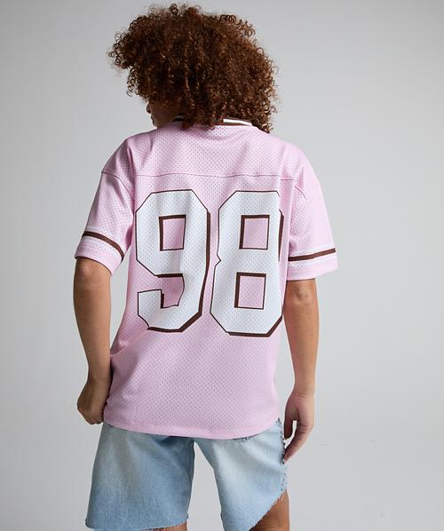 Womens Touchdown Oversized Mesh Jersey