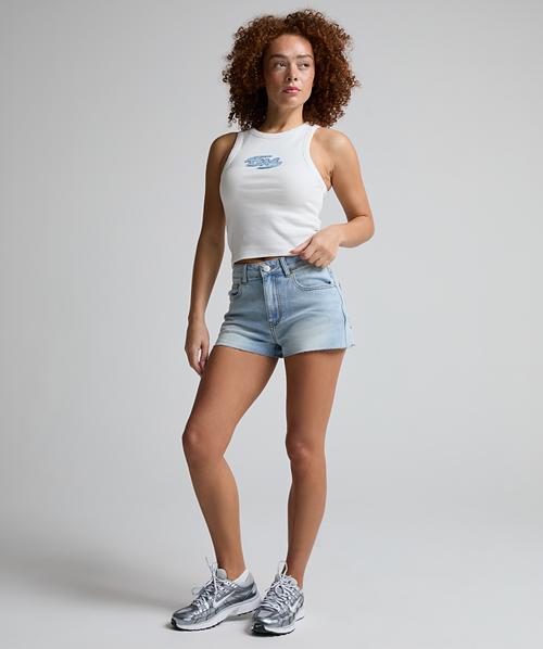 Womens Gianna Mid Rise Denim Short