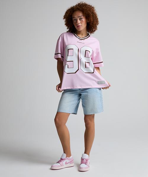 Womens Stud Denim Jort
