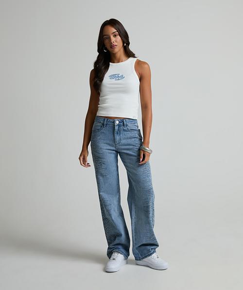 Womens Zyrage Oversized Jean