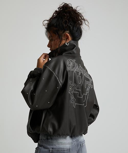 Womens Saint 98 Oversized PU Jacket