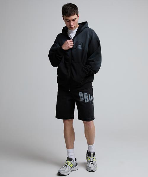 Selfmade Applique Zip Through Hoodie