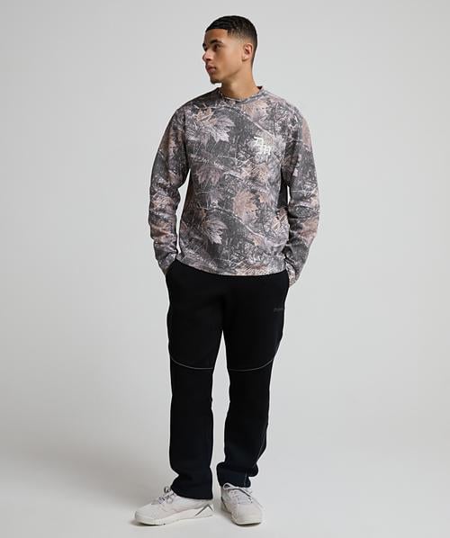 Real Tree Script Long Waffle T-Shirt