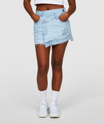 Womens Rogue Asymmetrical Denim Skirt