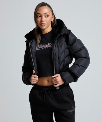 Womens Untamed Cropped Puffer Jacket