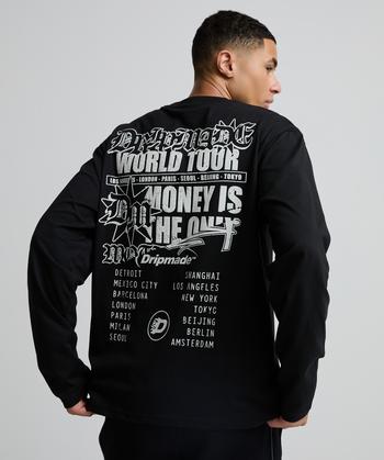 Global Tour Splice Long Sleeve T-Shirt